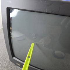 JVC C-13810 Vintage CRT Television Retro Gaming TV With Remote 13″ AV Inputs 90s