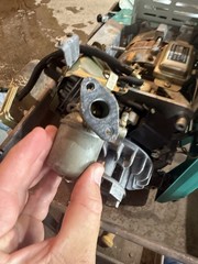 Vtg Onan K450 Generator Kh-1p osp63–2d Mcgraw Edison Part Repair Need Carburetor
