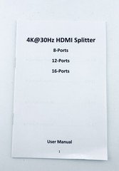 4K HDMI Splitter 1 in 12 Out Powered HDMI Distributor Support 4Kx2K@30Hz Full H