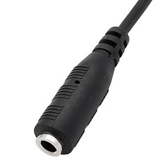 Right Angle Mini USB Male to 4Pole 3.5mm Female Adapter Cable for Mic Microphone