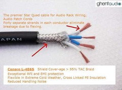 D11 (0.5m 1.5ft)—3.5mm Jack HIFI TRS(male) AUX Stereo Canare L-4E6S HiFi Cable