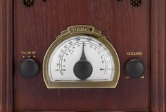 ClearClick Retro AM FM Radio with Bluetooth – Classic Wooden Vintage Retro