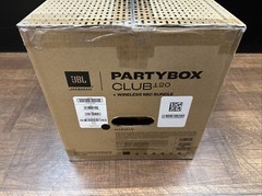 Open Box JBL PartyBox Club 120 and Wireless Mic Bundle Free Shipping!!!!
