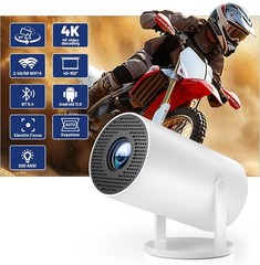4K Mini Projector Android LED 1080P WiFi Bluetooth HD Portable Home Theater HDMI