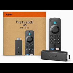 Amazon Fire TV Stick HD 8GB Wi‑Fi HDMI Streaming Dongle, Black Voice Remote