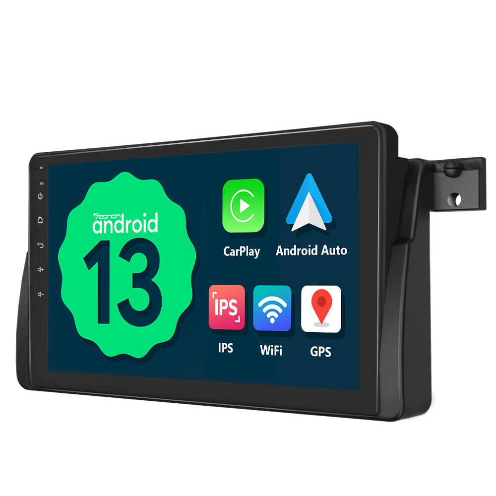 For BMW E46 Android 13 Car Radio GPS Stereo Head Unit CarPlay Touch Screen Audio