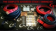 1/0 AWG GAUGE OFHC AMP WIRING KIT STAGE 2 GP CAR AUDIO RED BLACK