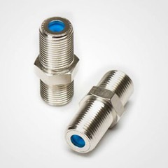 New 100 PPC F81 Barrel RG6 Female Slice Coax Cable Connector 3GHz (CF81GHZM)