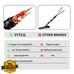 YYTCG Phono Cable 6.56ft/2m