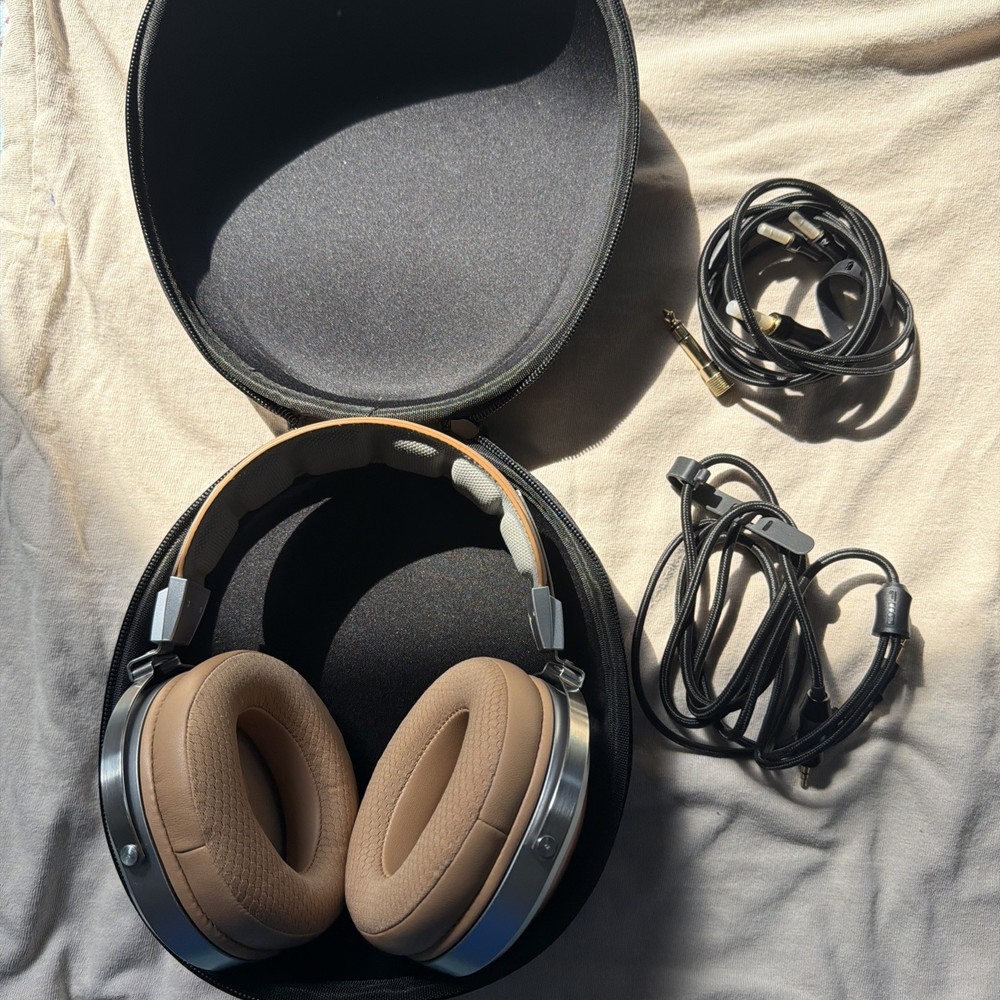 FiiO FT1 Wired Over-Ear Headphones Brown Pre Owned Great Condition