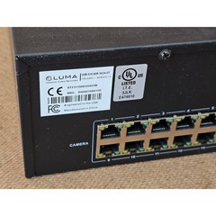 Luma LUM-510-NVR-16CH Network Video Recorder 16-Channel OvrC No HDD / Power Cord