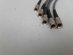 US MADE 5 Pack 735A Video Cable 75-ohm Din 1.0/2.3 to BNC Male 3ft.