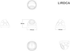 8MP Dome TVI AHD CCTV 4IN1 Camera Color Night Vision Metal Housing 2.8mm