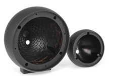 Tweeter & Midrange Speaker Pods Pair ABS Plastic A Pillar Dash Mount Mids Highs