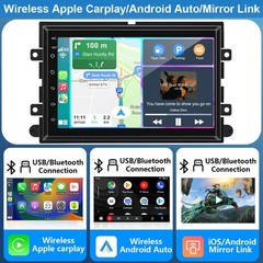 Plug Play Wireless Carplay Car Radio Stereo GPS For Ford F150 Mustang 2005-2009