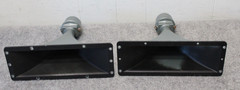 matched pair Electro Voice WOLVERINE MR10 MR-10 Midrange Horns 8 ohm ALNICO