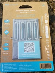 PaleBlue Lithium Ion USB Rechargeable AAA Batteries 4pk PBLPBAAAC