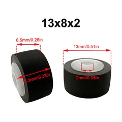 Pinch roller for most cassette decks boomboxes 13 x 8.3 x 2/2.5 Akai Sony Sharp