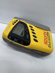 Sony Sports Groove Walkman WM-FS499 Radio Cassette Player Headphones Yellow VTG