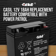 Casil 12V 18AH Battery for Rascal Electric Mobility 320, 500 T