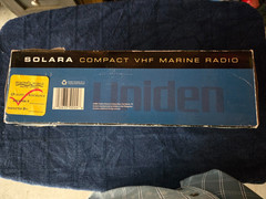 Uniden Solara VHF Marine Radio White in Box – New Old Stock Complete