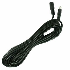 16ft DC Power Extension Cable Cord 5.5×2.1mm 16 feet/5M for CCTV Camera DVR BLK
