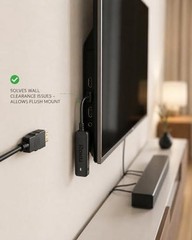 1.5ft 4K HDMI Extender, Short HDMI Extension Cable 2.1 4K@30Hz/ 1.5ft (0.5m)