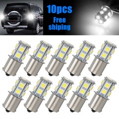 10 X Super White 1156 1141 13-SMD RV Camper Trailer LED Interior Light Bulbs 12V