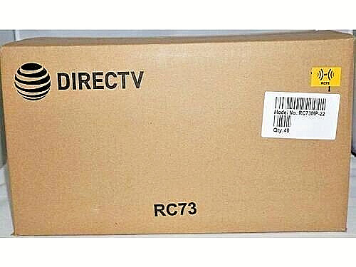LOT OF 40 / BRAND NEW DIRECTV RC73 IR/RF Universal Remote OEM w/Batteries