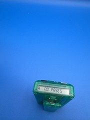 Vintage Translucent Green Pager Beeper Possibly Motorola Unbranded Works Ex Cond
