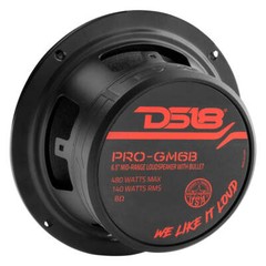 DS18 PRO-GM6B 6.5″ MIDRANGE CAR SPEAKER WITH BULLET LOUDSPEAKER 480 WATTS 8 OHM