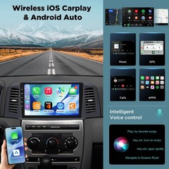 10.1″ Wireless Carplay Android Auto Stereo for 2004-2007 for Jeep Grand Cherokee