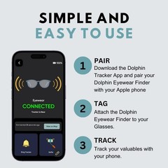 Glasses Tracker for Apple iOS| Apple Find My Alternate| Locate Spectacles, Find
