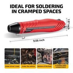 Easy to Use 485PCS Solder Seal Butt Connectors Kit with Included Heat Gun