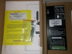 CYBERDATA AMP VOIP PAGING V2 25W PAGING AMPLIFIER POE ROHS SIGNAL 011061