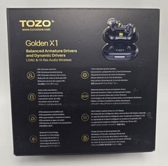TOZO Golden X1 Galaxy Blue/Black Earbuds OrigX Pro, LDAC & Hi-Res Audio Wireless