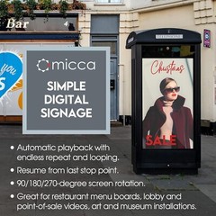 Dual USB & MicroSD Reader Media Player – G3 2K Quad-HD Digital Signage Solution