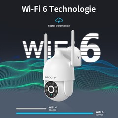 ARCCTV 2-Pack 2K Indoor WiFi6 Security Camera Auto-Tracking 360°PTZ 24/7 Working