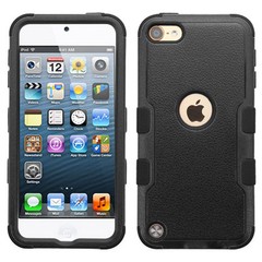 For iPod Touch 7th Generation – BLACK Hybrid Armor High Impact Rugged Case Cover