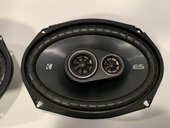 KICKER ESC693 6x9in 3-Way Car Speakers 75W RMS 350W Peak 4 Ohm 48ESC693