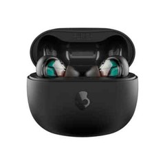 Skullcandy Rail In-Ear Wireless Earbuds (True Black)- (Certified Refurbished)