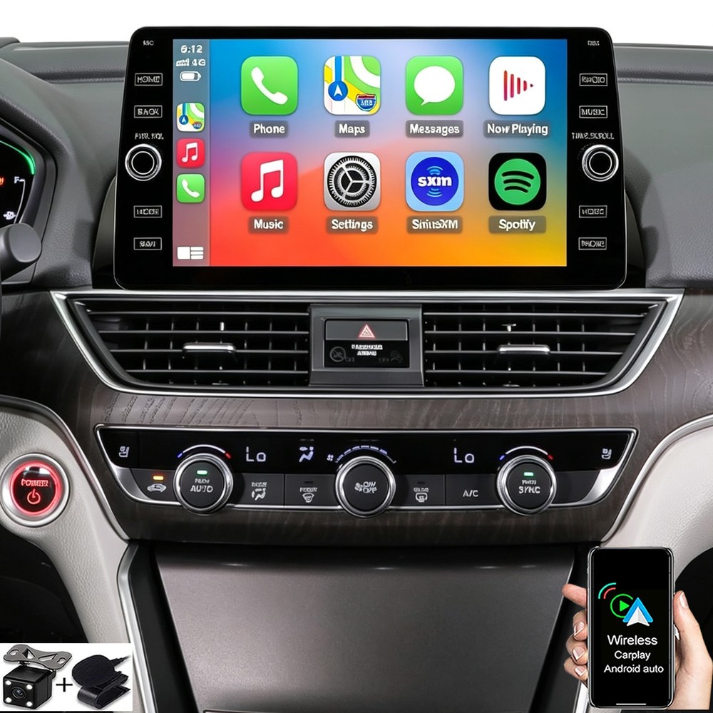 10” Screen Android 15 Car Radio BT For Honda Accord 10 2018-2022 Carplay 4+64GB