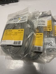 LOT OF 5 StarTech 10F. VGA SVGA HD15 Male-Male Computer Monitor Cable MXT101MM10