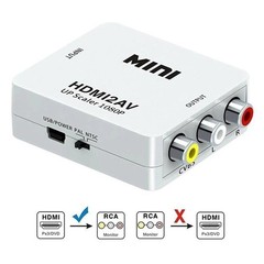 HDMI2AV Mini Converter HDMI to AV Adapter HDMI to RCA 1080P HD Video Audio – USA