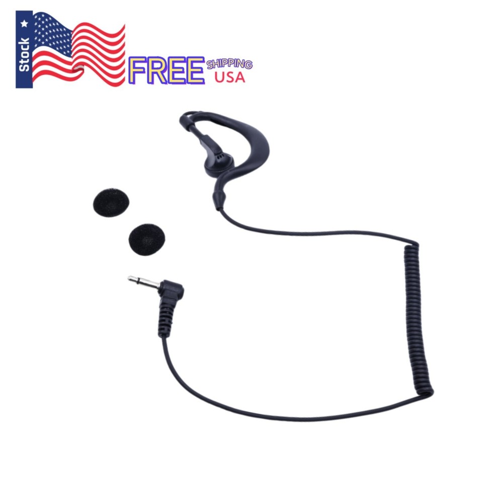 3.5mm Listen Only G Style Police Headset Earpiece for Motorola Speaker Mic