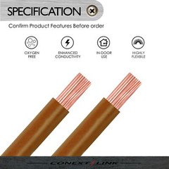 25ft 18GA Gauge Primary Wire Power Cable Turn On Hook Up Remote Brown OFC Copper