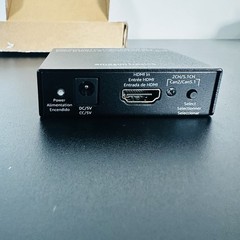 Amazon Basics 4K HDMI Audio Extractor Converter SPDIF Toslink Stereo Black