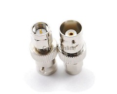 2-PACK BNC Female to SMA Male Plug Coaxial RF Adapter, CablesOnline RF-M123-2