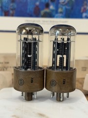 PAIR NOS NIB BENDIX RTMA 6106 / 5Y3 Triple Mica 4 Support Rods DD GETTER Tubes