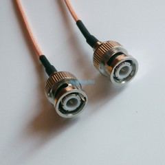 50CM RG316 cable BNC male to BNC male plug crimp jumper M/M straight pigtail